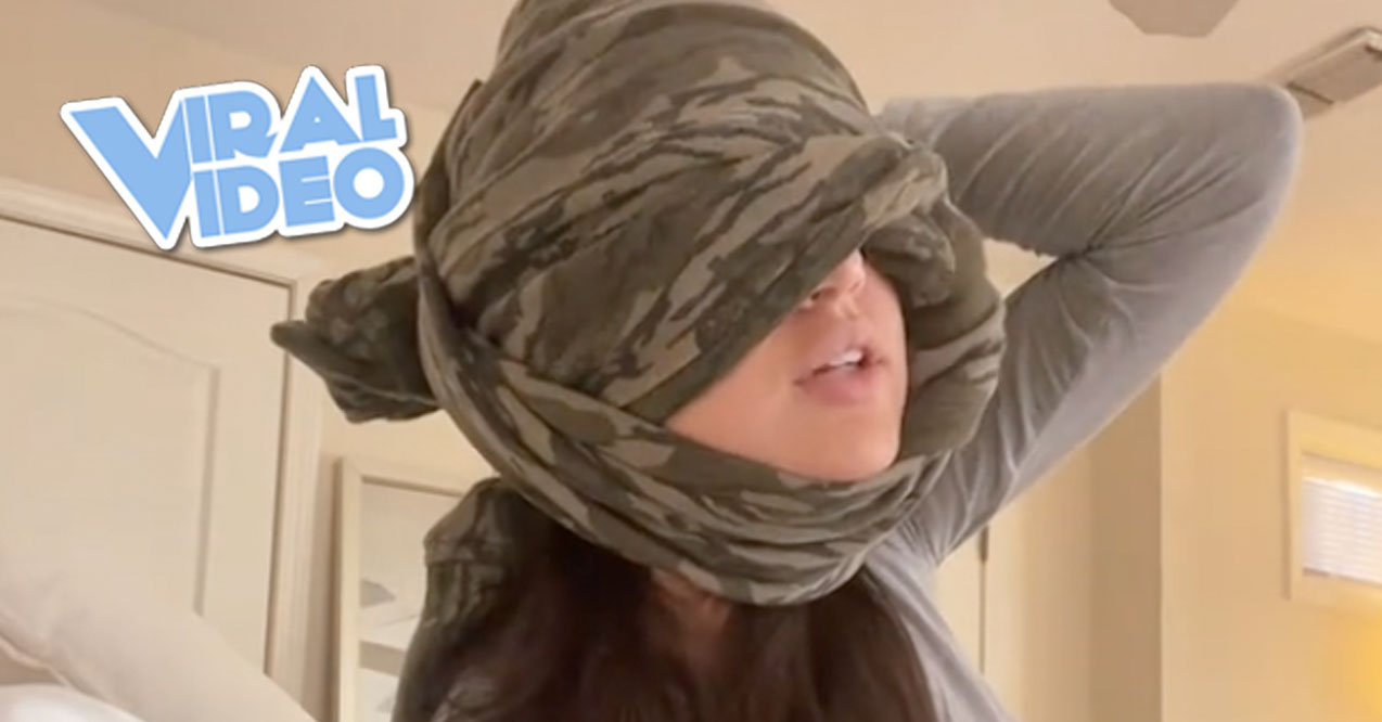 Viral Video: Wrap a Hoodie Around Your Head