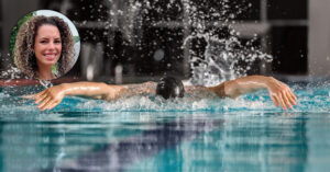 Is Ana Entering a Swimming Race??